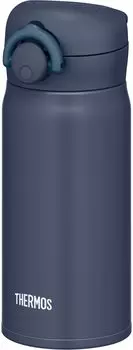 Thermos Water Bottle Vacuum Insulated Mobile Mug 350ml Night Gray JNR-353 N-GY