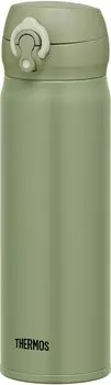 Thermos Water Bottle Vacuum Insulated Mobile Mug 500ml Khaki KKI JNL-505