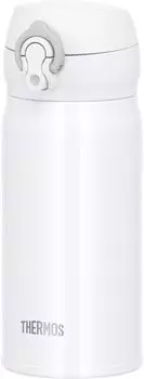 Thermos Water Bottle Vacuum Insulated Mobile Mug 350ml White Gray WHGY JNL-355