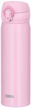 Thermos Water Bottle Vacuum Insulated Mobile Mug 500ml Light Pink LP JNL-504