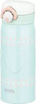 Thermos Water Bottle Vacuum Insulated Mobile Mug 400ml Blue BL JNR-400 синий