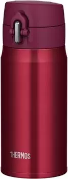 Thermos Water Bottle Vacuum Insulated Mobile Mug 350ml Wine Red WNR JOH-350