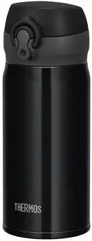 Thermos Water Bottle Vacuum Insulated Mobile Mug 350ml Pearl Black PBK JNL-354