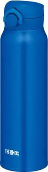 Thermos Water Bottle Vacuum Insulated Mobile Mug 750ml Metallic Blue MTB JNR-753