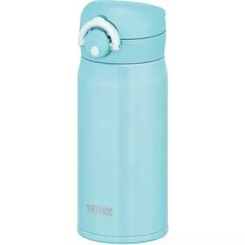 Thermos Water Bottle Vacuum Insulated Mobile Mug 350ml Ice Green JNR-351 IG
