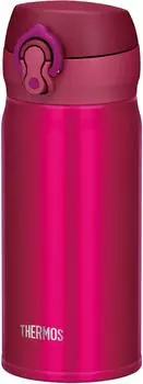 Thermos Water Bottle Vacuum Insulated Mobile Mug 350ml Cranberry CRB JNL-353