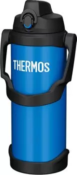 Thermos Water Bottle Vacuum Insulated Sports Jug Blue BL Stainless Steel 2.5L FJQ-2500