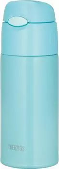 Thermos Water Bottle Vacuum Insulated Straw Bottle Pastel Green 400ml Cold Storage Only FHL-401 P-G