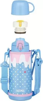 Thermos Water Vacuum Insulated Blue Direct Includes For Going to Kindergarten or School BLP Bottle, 2-Way Bottle, 0.8L/0.83L, Pink, Drinking, Cup,