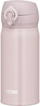 Thermos Water Vacuum Insulated Mobile Beige Removable Spout for Easy Lightweight Stainless Steel BEP Bottle, Mug, 0.35L, Pink, Cleaning, Type,