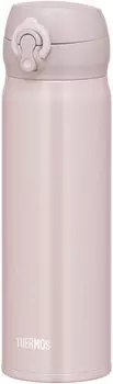 Thermos Water Vacuum Insulated Mobile Beige Removable Spout for Easy Lightweight Stainless Steel BEP Bottle, Mug, 0.5L, Pink, Cleaning, Type,