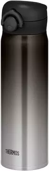 Thermos Water Vacuum Insulated Mobile Black Removable Spout for Easy Lightweight Stainless Steel Bottle, Mug, 500ml, Gradient, Cleaning, Type,