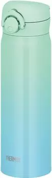 Thermos Water Vacuum Insulated Mobile Mint Removable Spout for Easy Lightweight Stainless Steel Bottle, Mug, 500ml, Gradient, Cleaning, Type,