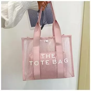 TheTotebag Средняя сумка через плечо Кошелек Сумка-тоут ПВХ 33x28x12 чёрный