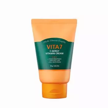 TheYEON Vita7 C-nergy Vitamin Cream 100 мл, Осветляющий, Укрепляющий, Увлажняющий, Корейская косметика, Kbeauty, образец