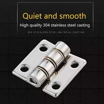 Thick 304 Stainless Steel Miniature Loose Small Hinge Durable Flat Silent Hinge 1pc