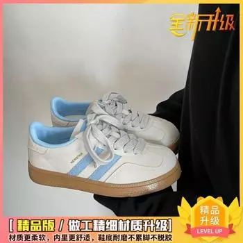 Thick baseplate shoes women s spring new retro versatile shoes little white shoes 35