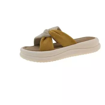 Thick-bottomed gentle wind-shaped slippers for women s outer wear 2025 summer new models with skirts, casual beach cool slippers for women 35