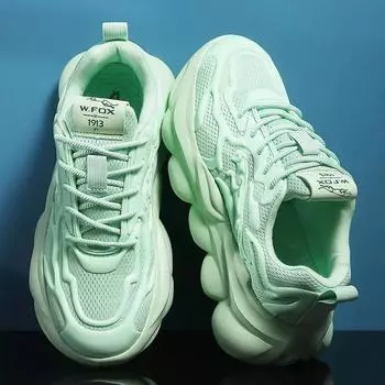 Толстые туфли на платформе для мужчин, дышащие спортивные мужские повседневные кроссовки, дешевая распродажа, корейский стиль, спортивные, легкие, для спортзала 36