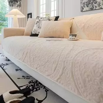 Толстый плюшевый чехол для дивана, универсальный нескользящий чехол для дивана, полотенце, защитные коврики для гостиной, украшение для дома, подушка для дивана 1PC 30x50 pillowcase