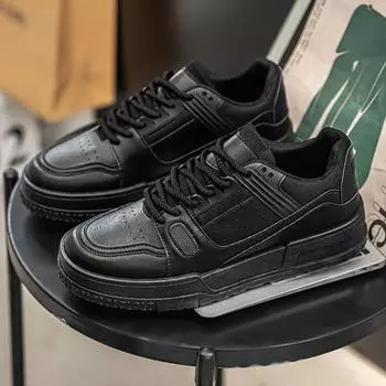 Толстая подошва модные сетчатые нескользящие кроссовки 2024 новейшая мужская повседневная обувь для улицы дышащая резиновая подошва мужская обувь ayakkab 39 белый