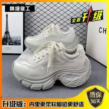 Thick-soled heightening spring shoes women s spring and summer high-quality dad shoes non-slip, light and comfortable casual shoes 35