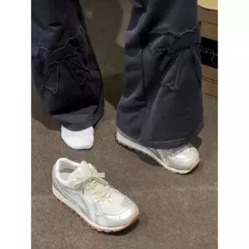 Thick-soled inner height increase mesh breathable dad shoes women s winter new sports shoes 35