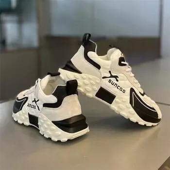 Thick-soled Internet celebrity dad shoes men s 2025 new Korean version of fashion heightening Forrest Gump shoes low-top color matching sports sho 39