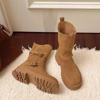 thick-soled Martin boots women s new autumn retro versatile two wear small thin boots short boots 35