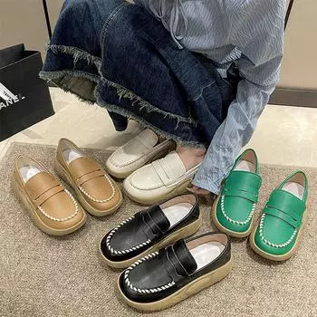 Thick-soled nurse shoes Women s soft soles are not tired feet, deodorant and breathable 2025 spring and autumn new pregnant women s non-slip work Doud 35