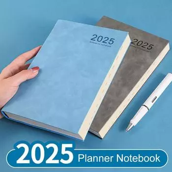 Thicken 2025 A5 Agenda Notebook To Do List Schedule Planner Notepad School Office розовый