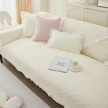 Thicken Cotton Sofa Covers for Living Room Pets Kid Mat Sofas Towel Anti-slip Couch Protector Slipcover Removable Sofa Blanket 70x70 A