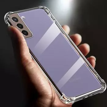 Thickened Airbag Shockproof Clear 6.7 Soft Tpu Phone Case For Samsung Galaxy S21 Plus case 5G Transparent Back Cover SM-G9960 For Samsung S21 Plus чистый