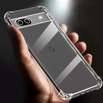 Утолщенный противоударный прозрачный мягкий чехол для телефона TPU с подушкой безопасности для Google Pixel 7a, прозрачная задняя крышка для чехлов pixel 7 a For Google Pixel 7a прозрачный