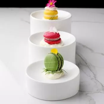 Thickened Ceramic Dinner Plate Dessert Bowl Dim Sum Dish Sushi Plates Sashimi Plate Display Trays Fruit Plates Salad Bowl Tray