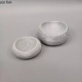 Thickened Ceramics Tableware Dinner Plate Sashimi Disc Cold Dishes Snack Tray Fruit Plates Salad Bowl Dessert Plate Sushi Plates