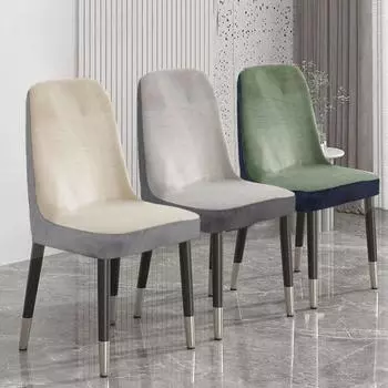 Thickened Chair Cover Elastic Arc Shape Dirt-resistant Dining Chair Cover Prevent Cat Scratches Easy To Remove and Wash Without Deformation. 44*42*42cm