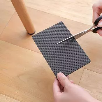 Утолщенный нескользящий многофункциональный коврик для ног стола, мебельный коврик для стульев и столов, износостойкий защитный коврик, износостойкий коврик для ножек стульев Square 12 pieces