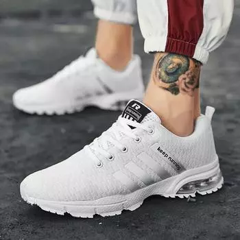 ThicThick Soled Sports Shoes 2024 Мужские дизайнерские кроссовки для сноубординга Простые модные повседневные кроссовки для бега с дышащей толстой подошвой 39 серый