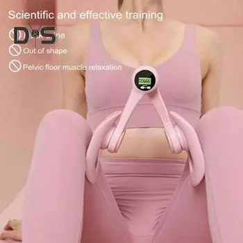 Thigh Master со счетчиком тренажер для мышц тазового дна портативный женский тренажер для внутренней части бедра тонер домашний тренажер для тренировок фитнес-оборудование розовый