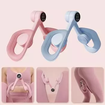 Thigh Master со счетчиком тренажер для мышц тазового дна портативный женский тренажер для внутренней части бедра тонер домашний тренажер для тренировок фитнес-оборудование розовый