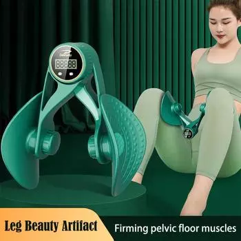 Thigh Master Thigh Exercise Equipment Регулируемый тренажер Кегеля для бедер Тренажер для мышц тазового дна Тренажер для похудения ног для женщин Тренажерный зал Y B4I6 розовый