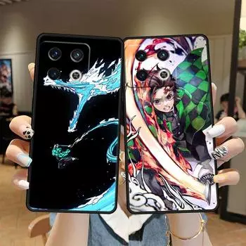 Тонкий черный чехол для телефона Demon Slayer Funda для OnePlus Nord 2 5G 7T 8T 5G 9R 10 Pro 9RT 9 8 Pro Nord 5G N200 Nord CE 2 N10 OnePlus 7