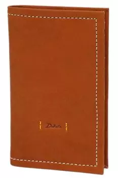 Thin Bifold Wallet Genuine Leather Brown [Dakota] Women s DA-31535-40