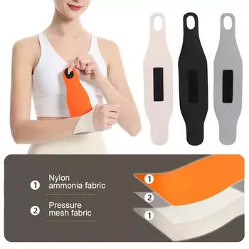 Thin Compression Wrist Guard Wrist Safety Support Adjustable Sports Wrist Support Strap Breathable Elastic for Men Women серый