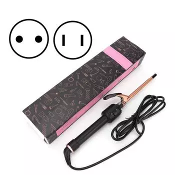 Тонкая плойка для завивки волос, маленькая плойка для завивки волос, керамический корпус, 9 мм, 110240 В US Plug