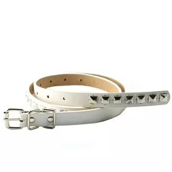 Thin For Men Gothic Dresses Decoration Rivet Waist Belts PU Leather Women Waistband Waist Strap