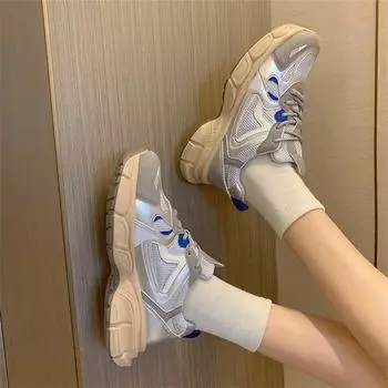 Thin Heel Increase Height Women s Luxury Tennis Flats High Brand Sneakers Shoes Of Women Sport Health Wholesale To Resell 35