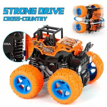 ThinIce Monster Truck Toys Детский противоударный инерционный четырехколесный привод Моделирование внедорожника Игрушечный автомобиль Фиолетовый игрушечный автомобиль зелёный