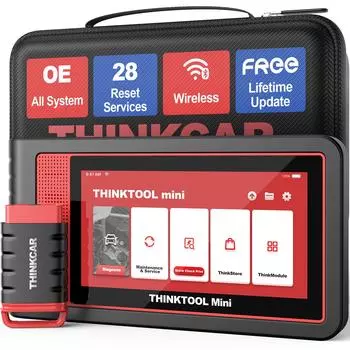 THINKCAR Thinktool Mini ECU, кодирование IMMO, активный тест 28, бесплатный сброс всех систем, диагностический инструмент, автоматический VIN Wi-Fi, полный сканер OBD2
